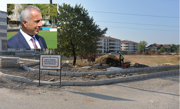 Alparslan Türkeş Parkında İlk Etap Başladı