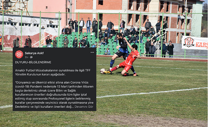 Amatör Liglere Erteleme