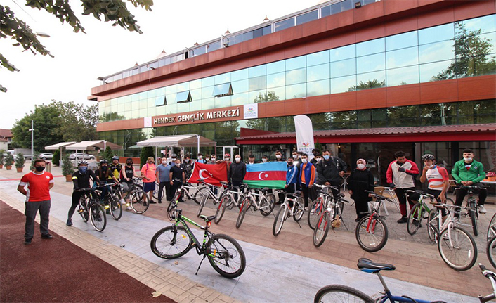 Azerbaycan’a Destek İçin Pedal Çevirdiler