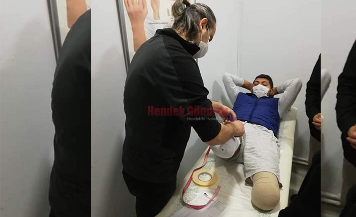 Üretmen'e Protez Bacak Takılacak