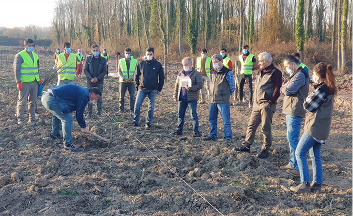 Orman Bölgeden Fidan Dikimi İş Başı Eğitimi