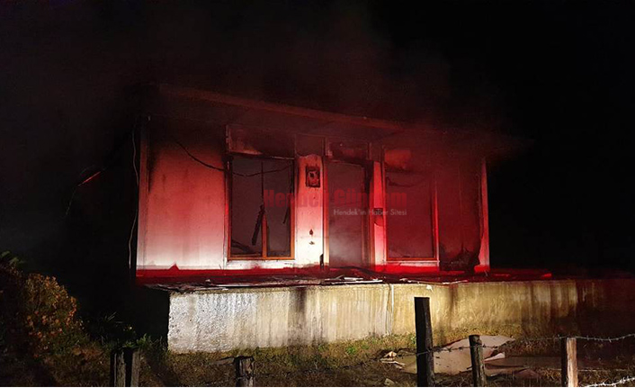 Patlamadan Sonra Yangın Çıktı