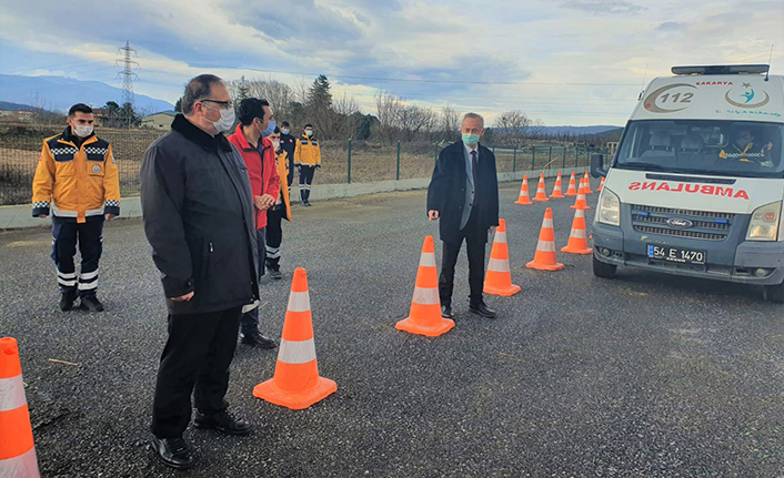 Ambulans Şoförlerine ASTE eğitimi
