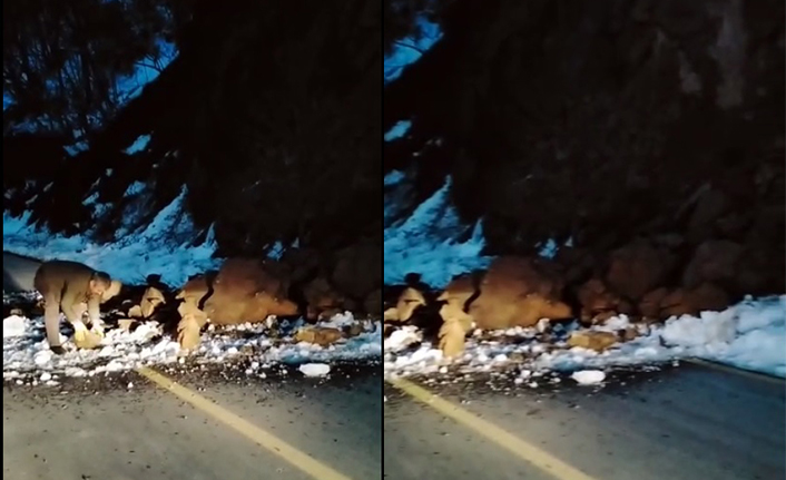 Yol Düşen Taşlara Dikkat