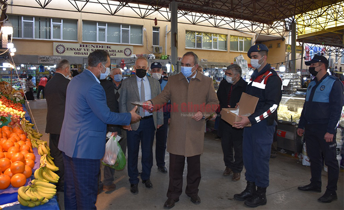 Kaymakam Pazaryerinde Denetime katıldı