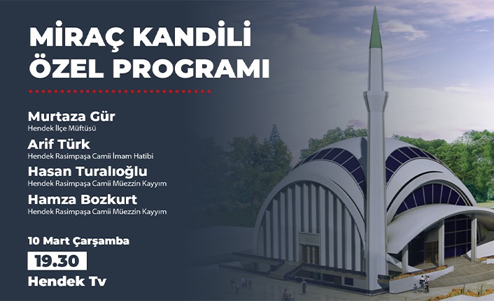Miraç Kandili Özel Programı