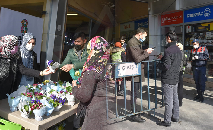 Pazaryerinde Denetim ve Çiçek Dağıtımı