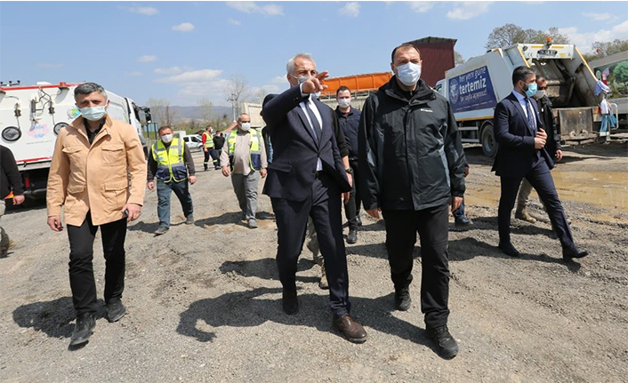 Babaoğlu Vali Kaldırım’a Çalışmaları Anlattı
