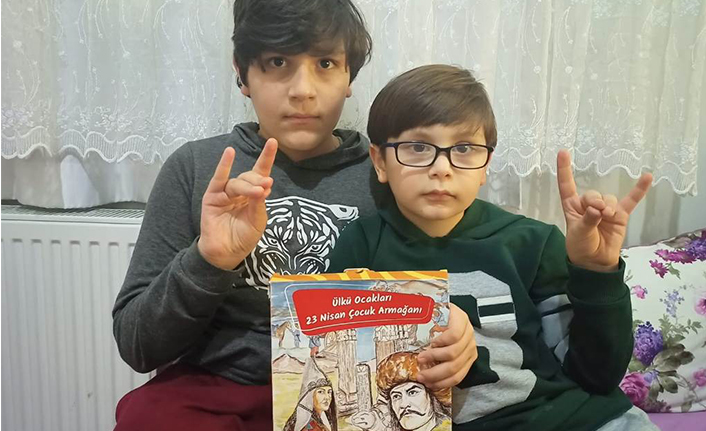 Ülkü Ocakları Genel Başkanından Çocuklara Hediye