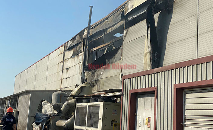 Alüminyum Fabrikasında Yangın.