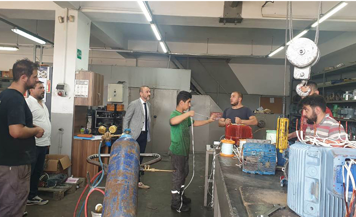 Demirel Sanayi Esnafını Ziyaret Etti