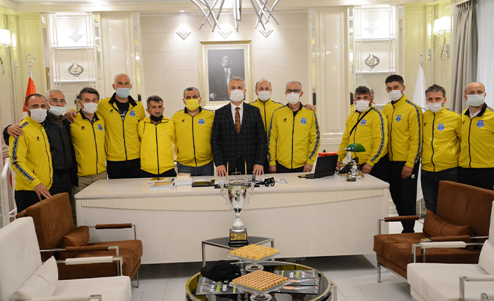 Şampiyon Veteranlardan Babaoğlu’na Ziyaret