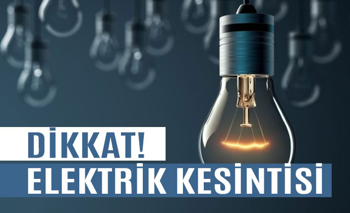 Dikkat Elektrik Kesintisi