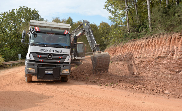 Kocatöngel Yolunda Genişletme Çalışması