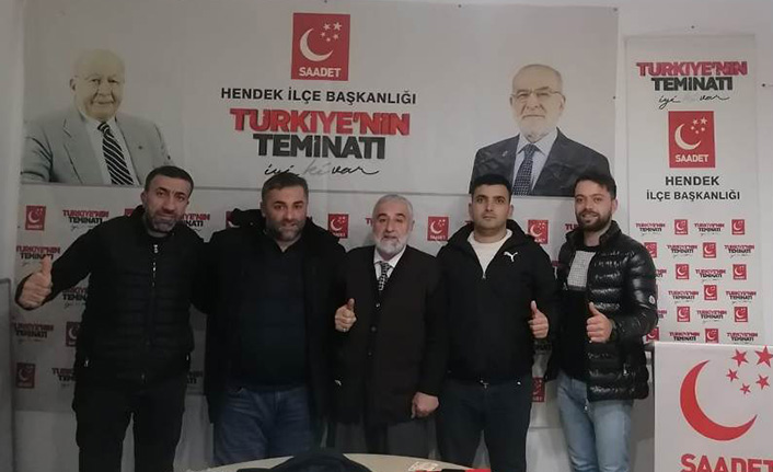 Saadet Partisi Hendek Gençlik Kollarında Görev Değişimi