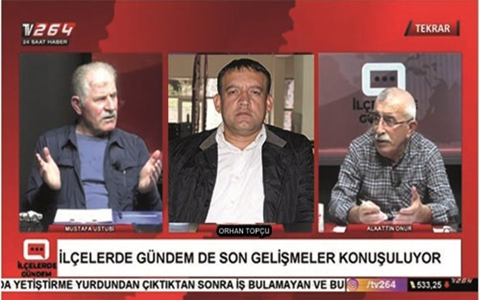 İlçelerde gündem bu gün saat 15.00’te TV264’te