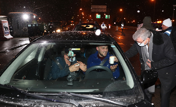 Başkan Yüce'den Çorba İkramı