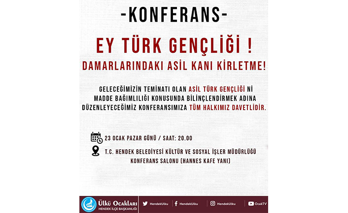 Ülkü Ocaklarından Konferansa Davet
