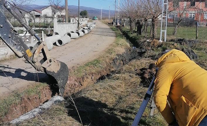 Karatoprak’ta Yağmur Suyu Çalışması