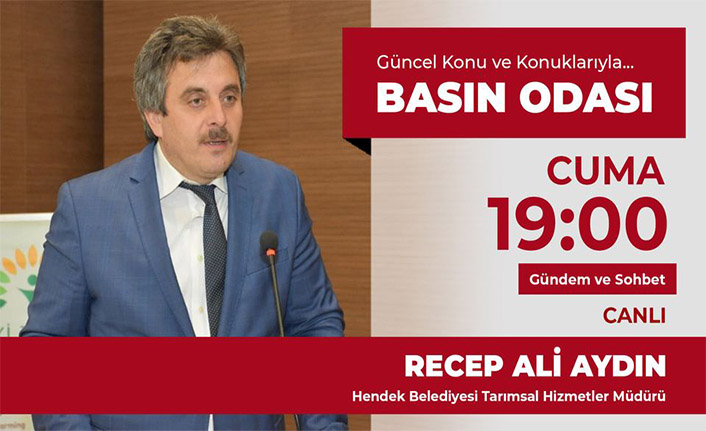 Basın Odasında, Siyaset, Spor Ve Tarım Konuşulacak