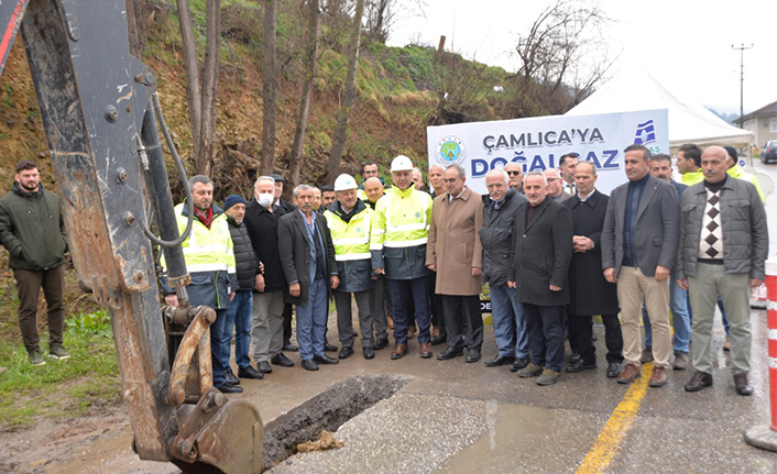Çamlıca Doğalgaza Kavuşuyor