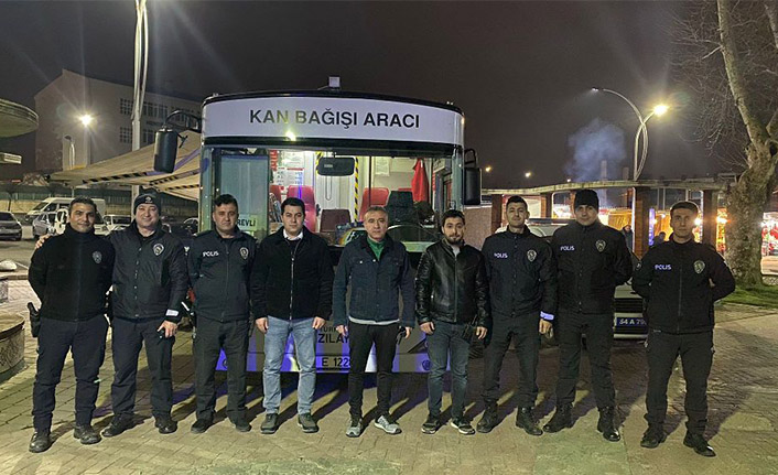 Hendek Emniyetinden Kan Bağışı