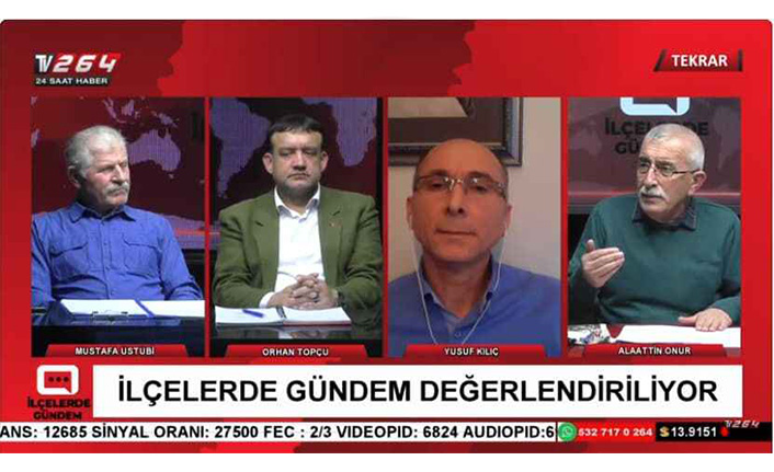 İlçelerde Gündem Bugün Saat: 15.00’te TV264’te