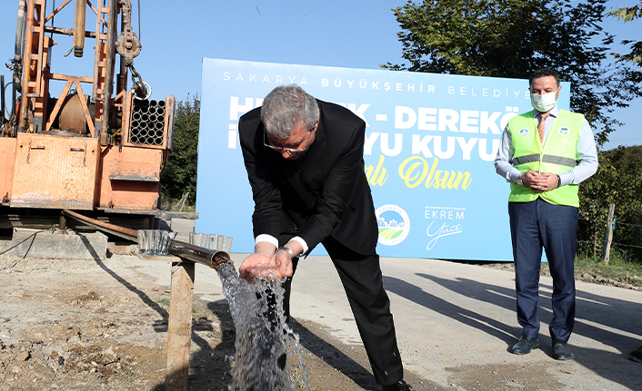 Hendek Dereköy’de Musluklara Kaliteli İçmesuyu Ulaşacak