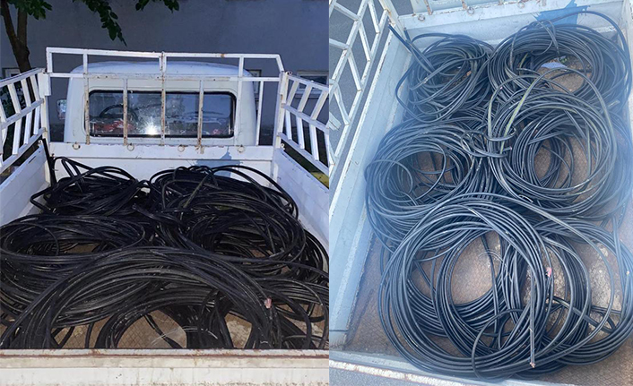 Jandarma’dan Kablo Hırsız Mesaisi