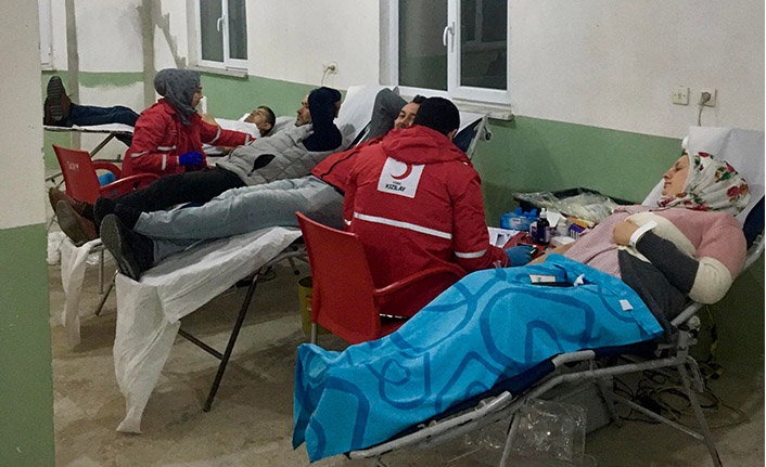 Kahraman Mahallesi’nden Kan Bağışı