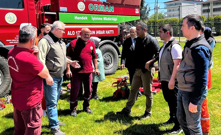 Hendek’te Yangın Ekip ve Ekipmanları Denetlendi