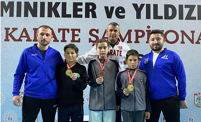 Hendekli Karateciler Madalyaya Kilitlendi