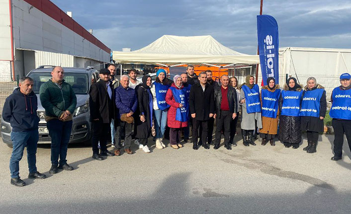 Bayraktar’dan İşten Çıkarılan İşçilere Ziyaret