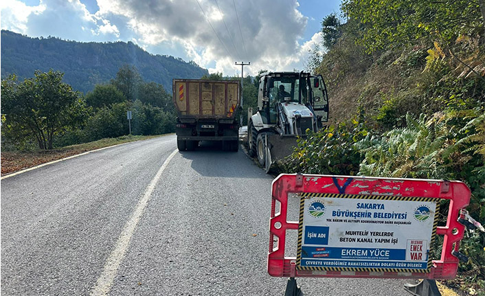 Hendek’te 6 Mahallede V Kanal İmalatı Tamamlandı