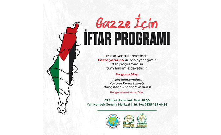 Gazze İçin İftar Programı