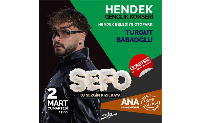 Hendek’te Sefo Konseri İçin Hazırlıklar Tamam