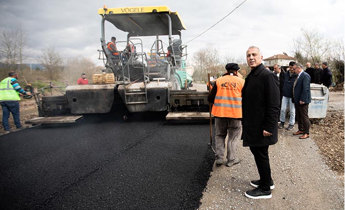 Kargalıhanbaba’da Bağlantı Yolu Asfaltlandı