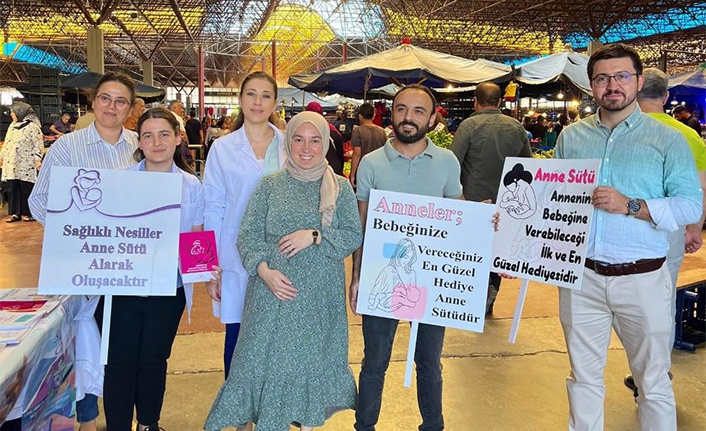 1-7 Ağustos Dünya Emzirme Haftasında Hendek İlçe Sağlık Müdürlüğünden Farkındalık