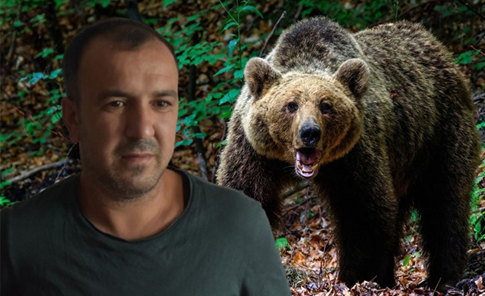 Ayı Saldırısından Elbiselerini Yakarak Kurtuldu