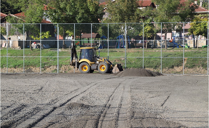 Boğazspor Tesislerinde Çalışmalar Hızla Sürüyor