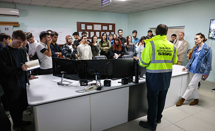 Geleceğin enerji uzmanları SASKİ’nin elektrik üretim tesislerini inceledi
