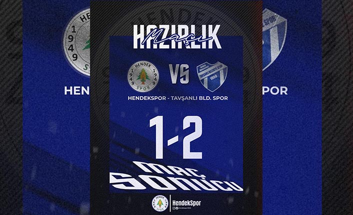 Hendekspor Yalova’da Mağlup