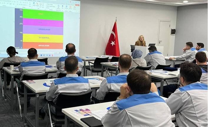 Fabrika Çalışanlarına Mavi Halka İle Diyabet Farkındalığı