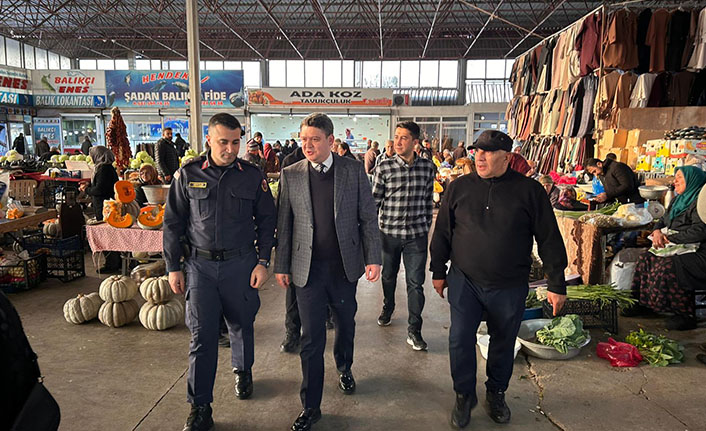 Kaymakam Gökpınar Pazaryeri Ziyareti