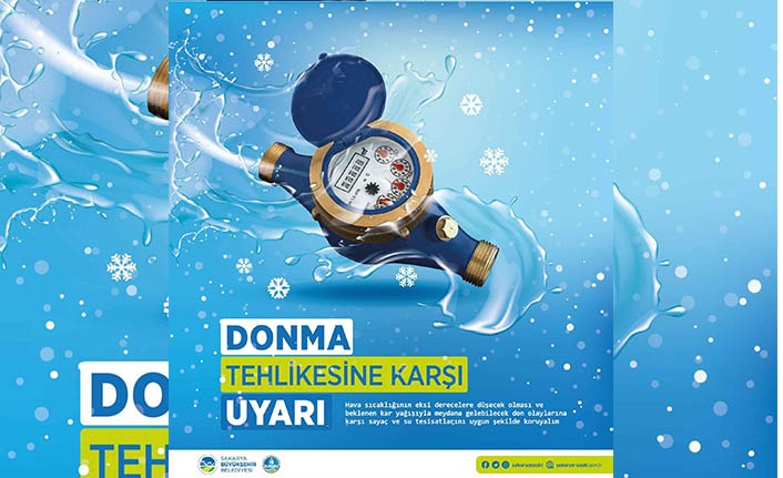 SASKİ Sayaç e Su Tesisatlarının Donma Riskine Karşı Alınacak Tedbirleri Açıkladı