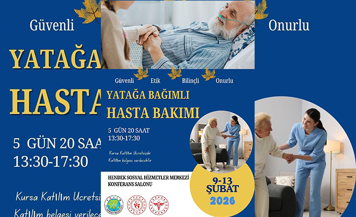 Yatağa Bağımlı Hasta Bakımı Ve Evde Hasta Bakıcı Eğitimi