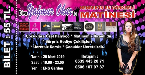 20 Mart’ta Kadınlara Özel Gece