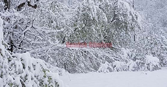 23 NİSAN SABAHI HENDEK’TE KAR SÜRPRİZİ 