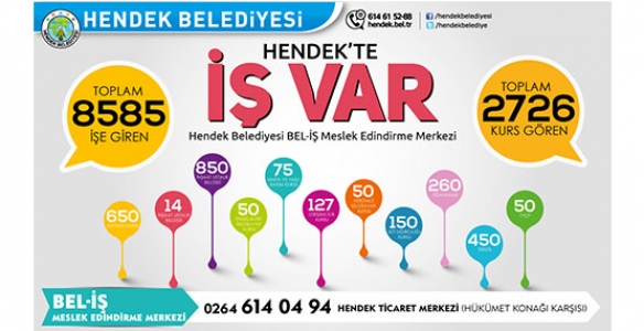 8722 KİŞİ İŞE GİRDİ 2731 KİŞİ MESLEK SAHİBİ OLDU