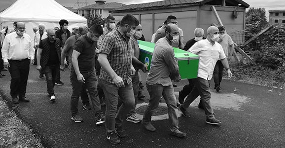 Abdussamet Dualarla Uğurlandı